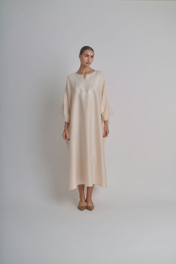 Pure Radiance – Cream Kaftan