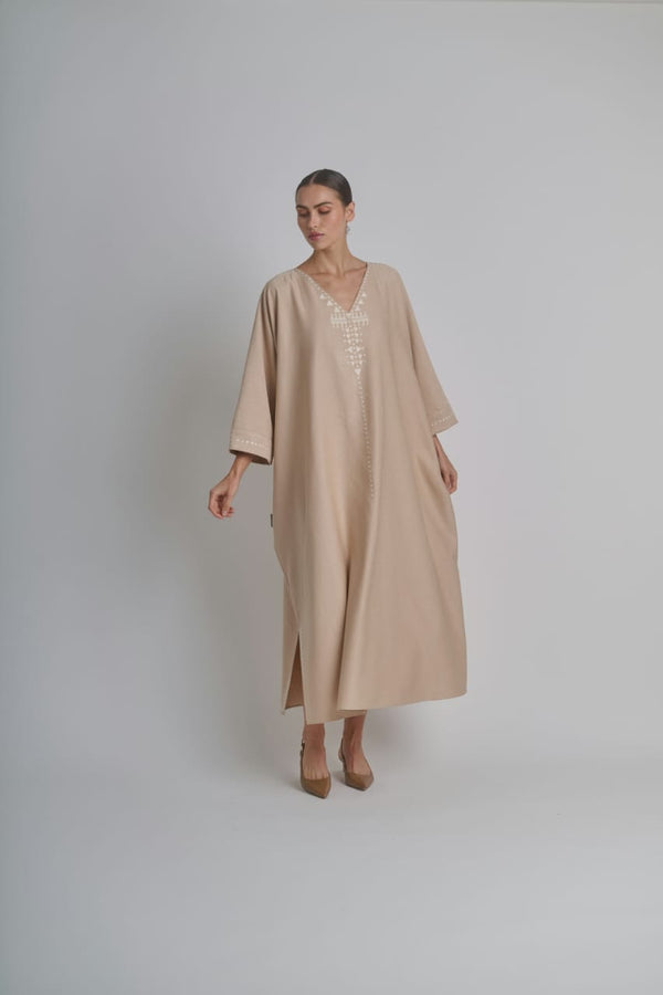 Serenity Sands –Tan beige Kaftan