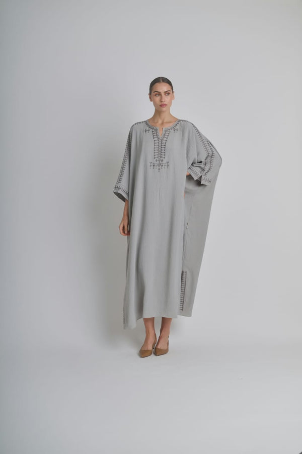 Celectial Mist – Heavenly gray Kaftan