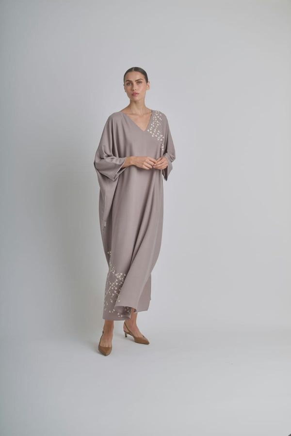 Moder Elegance –Hazelnut gray Kaftan